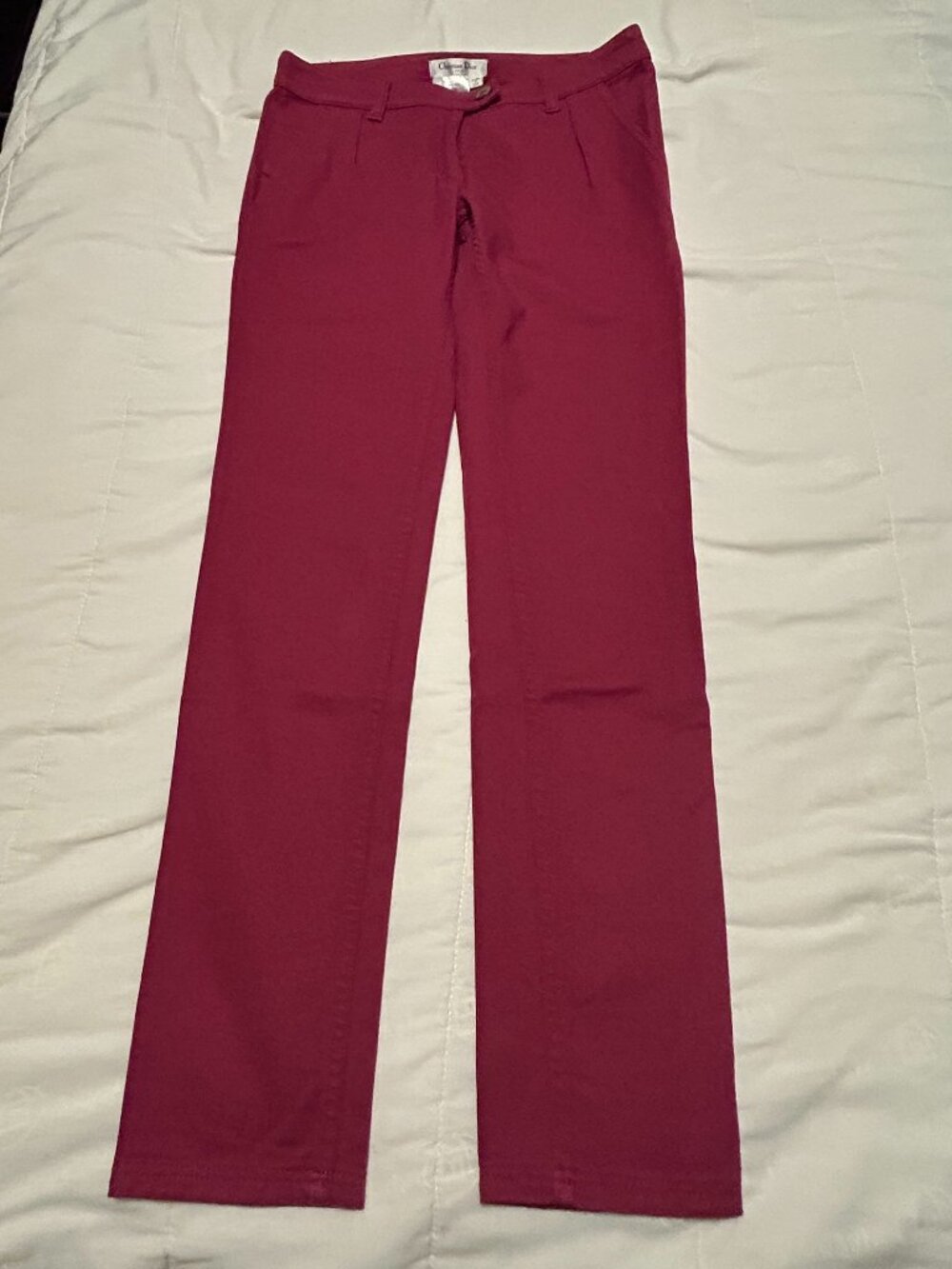 Authentic Christian Dior Magenta/Fuschia Pink Denim Pants, US 6